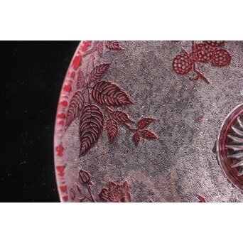 オールドバカラ エグランティエ/エグランチエ Baccarat "Eglantier" 大皿　Y042 