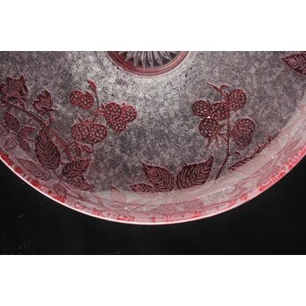 オールドバカラ エグランティエ/エグランチエ Baccarat "Eglantier" 大皿　Y042 