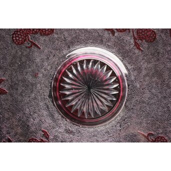 オールドバカラ エグランティエ/エグランチエ Baccarat "Eglantier" 大皿　Y042 