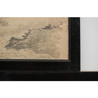 西田春耕 文人画襖絵 4枚1組　Z409 