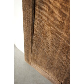 楢のクリアガラス戸 2枚1組　GD0171 反りが惜しいです