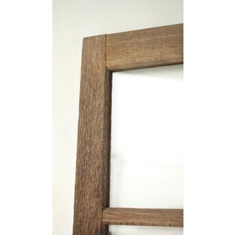 楢のクリアガラス戸 2枚1組　GD0171 白銀化したような美しい色味