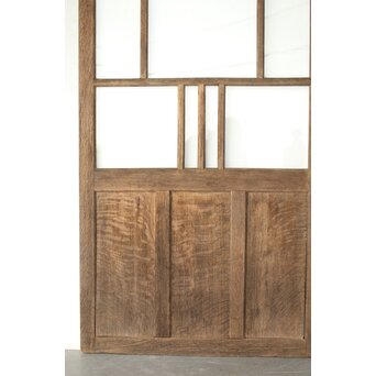 楢のクリアガラス戸 2枚1組　GD0171 