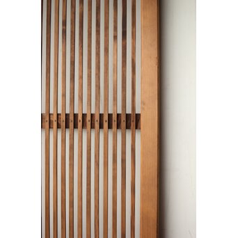 クリアガラス 白木格子戸　L1093 