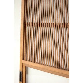 クリアガラス 白木格子戸　L1093 