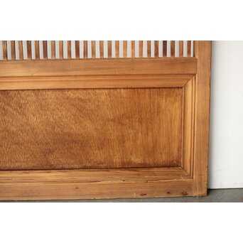 クリアガラス 白木格子戸　L1093 