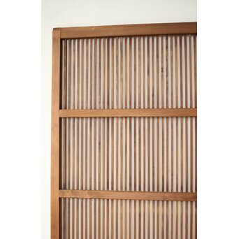 クリアガラス 白木格子戸　L1093 
