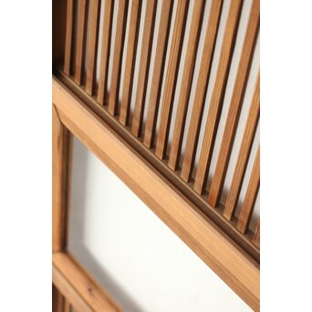 クリアガラス 白木格子戸　L1093 