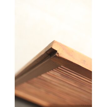 クリアガラス 白木格子戸　L1093 