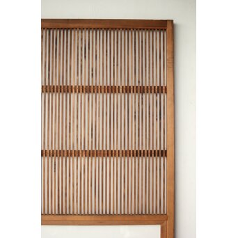 クリアガラス 白木格子戸　L1093 