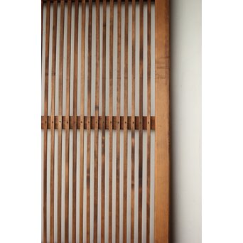 クリアガラス 白木格子戸　L1093 