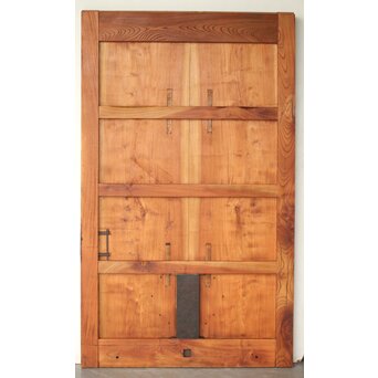 二枚板蔵戸　W100Y ウラ