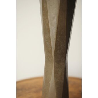 高岡銅器 八島望舟 朧銀六方花入/花瓶　M357 