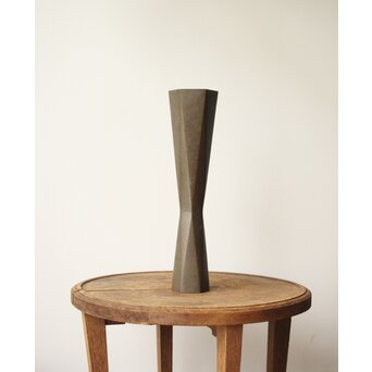 高岡銅器 八島望舟 朧銀六方花入/花瓶　M357