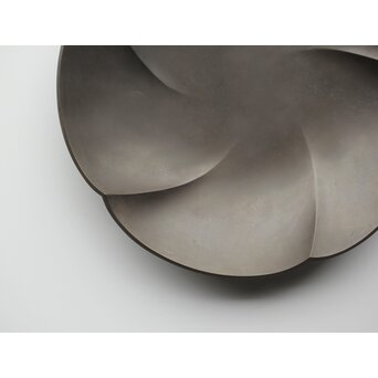 北村鐘 朧銀輪花盆　M358 