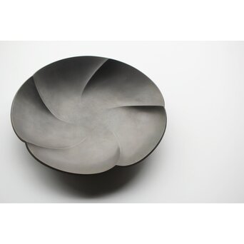 北村鐘 朧銀輪花盆　M358 