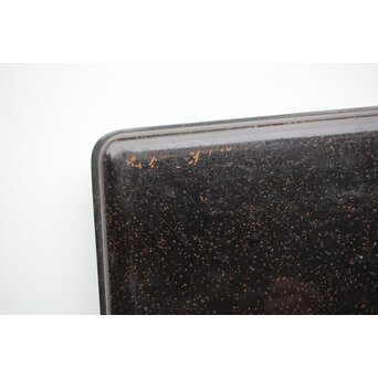 蕪大根蒔絵 角盆　Q330 