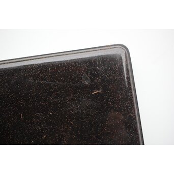 蕪大根蒔絵 角盆　Q330 