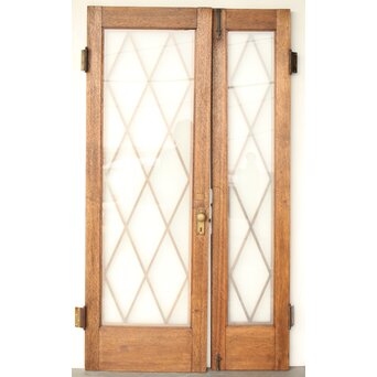 洋館ガラスドア 観音開き 2枚1組　GD0173 ウラ