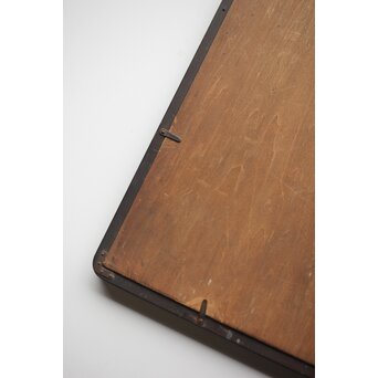 川瀬巴水【京都清水寺】昭和8年 版権 渡邊庄三郎印 木版画 共額装　Z413 