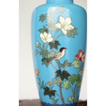 明治七宝 小花瓶 一輪挿し　Y043 