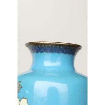 明治七宝 小花瓶 一輪挿し　Y043 