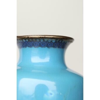 明治七宝 小花瓶 一輪挿し　Y043 