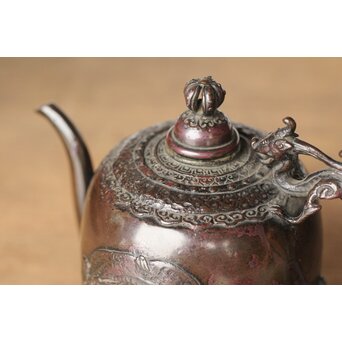 三浦研斎 斑柴銅 佐渡銅器 水注/水滴　M359 