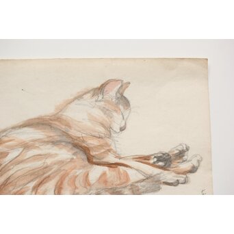 足立源一郎 野外スケッチ道具 パステル画など作品　Z415 