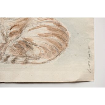 足立源一郎 野外スケッチ道具 パステル画など作品　Z415 