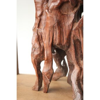 根木 変木 自然木 盆栽卓　X411 