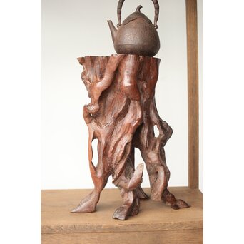 根木 変木 自然木 盆栽卓　X411 