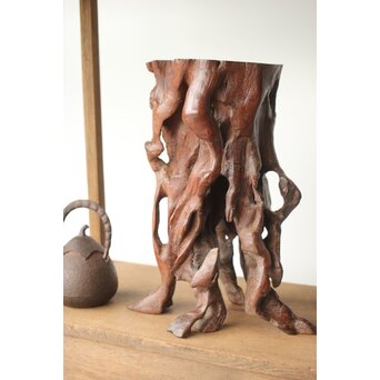 根木 変木 自然木 盆栽卓　X411 