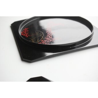 秋草紋 吸物膳 5枚1組　Q332 