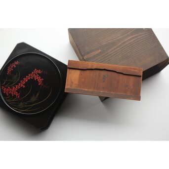 秋草紋 吸物膳 5枚1組　Q332 