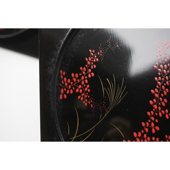 秋草紋 吸物膳 5枚1組　Q332 