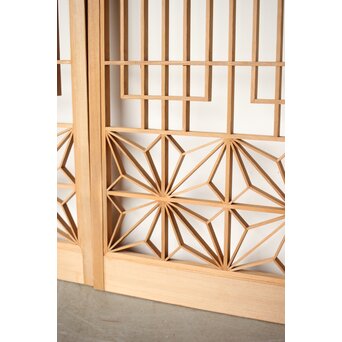 白木麻組子書院 4枚1組　R0300 