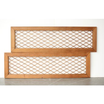 菱形組子 中型組子欄間 2枚1組　R0301