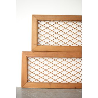 菱形組子 中型組子欄間 2枚1組　R0301 