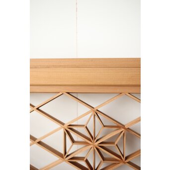 両面仕様 小型組子欄間 2枚1組　R0303 