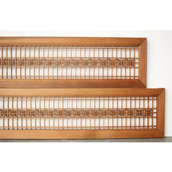 中型組子欄間 2枚1組　R0304 