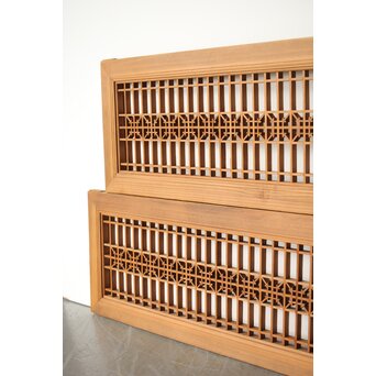 中型組子欄間 2枚1組　R0304 