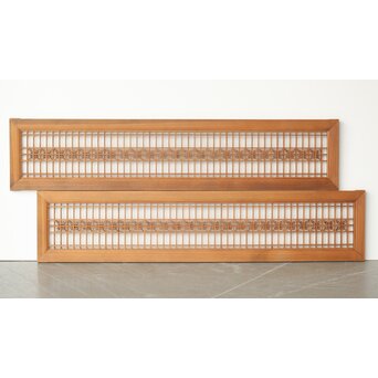 中型組子欄間 2枚1組　R0304 B面　同じデザインですね