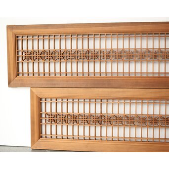 中型組子欄間 2枚1組　R0304 