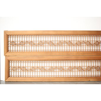 組子欄間 2枚1組　R0305 