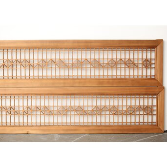 組子欄間 2枚1組　R0305 