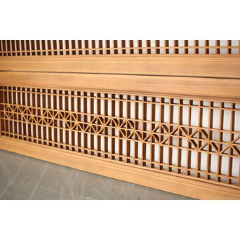 組子欄間 2枚1組　R0305 