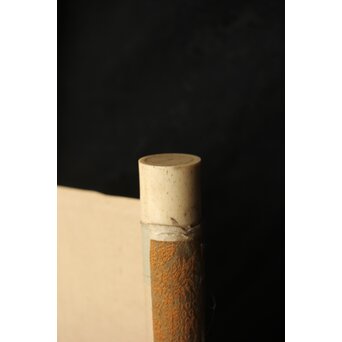 藤堂高潔 伯爵 草花図 絹本水墨掛軸　Z417 