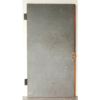 トタン張り レトロドア　B1032 ウラ　全面にトタン張り