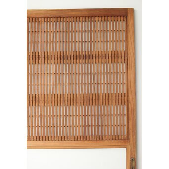 総欅 格子戸 2枚1組　L1094Y 